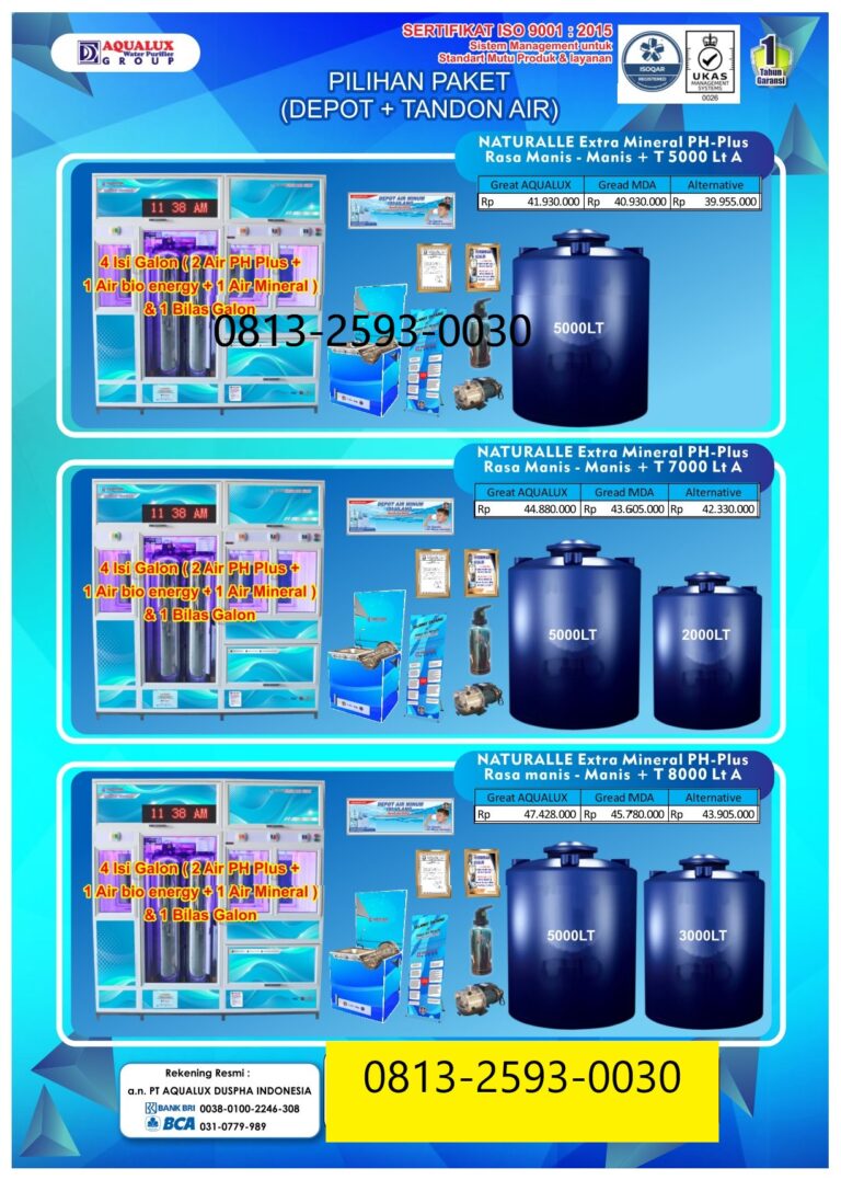 mesin depot air minum harga